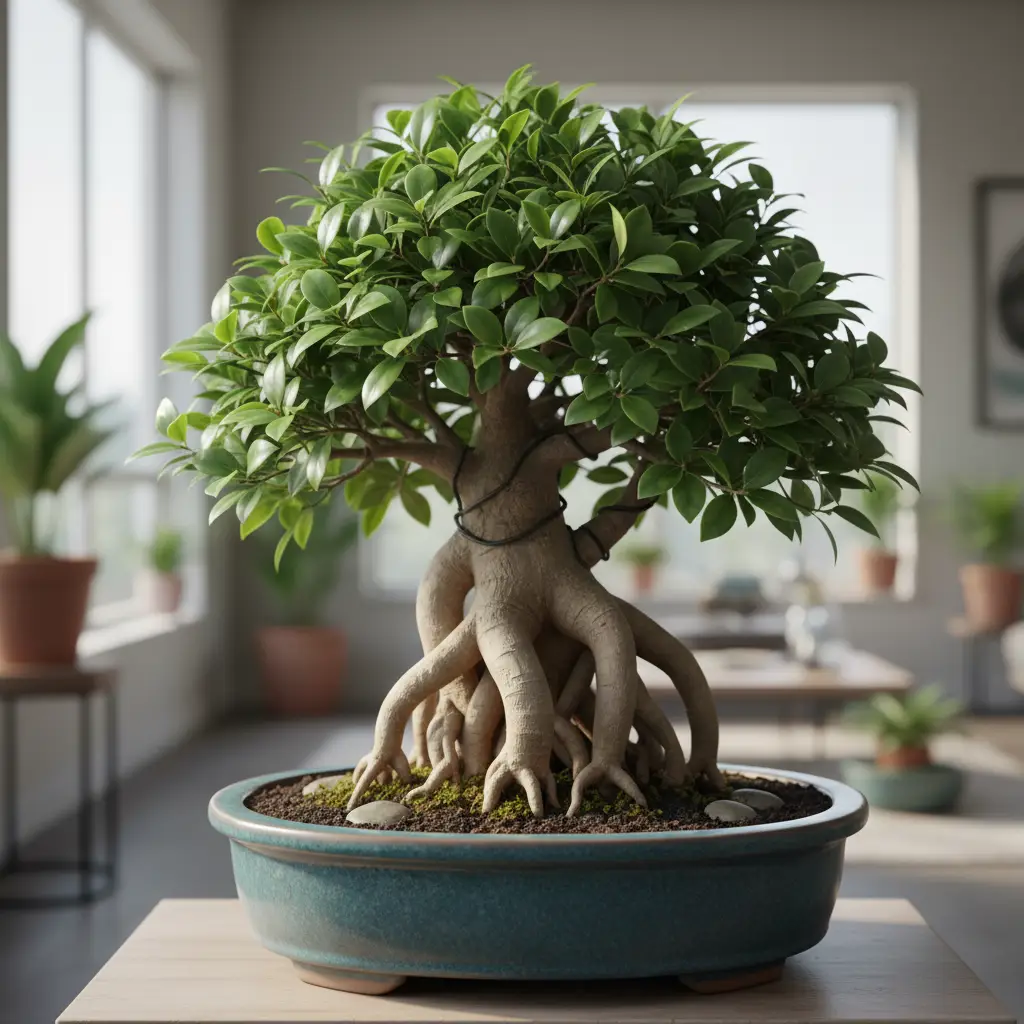 Bonsai Species & Cultivation - A vibrant Ficus bons