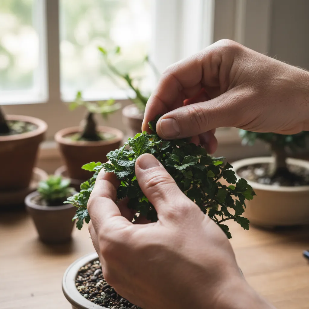 Bonsai Fundamentals & Philosophy - A person's hands gen
