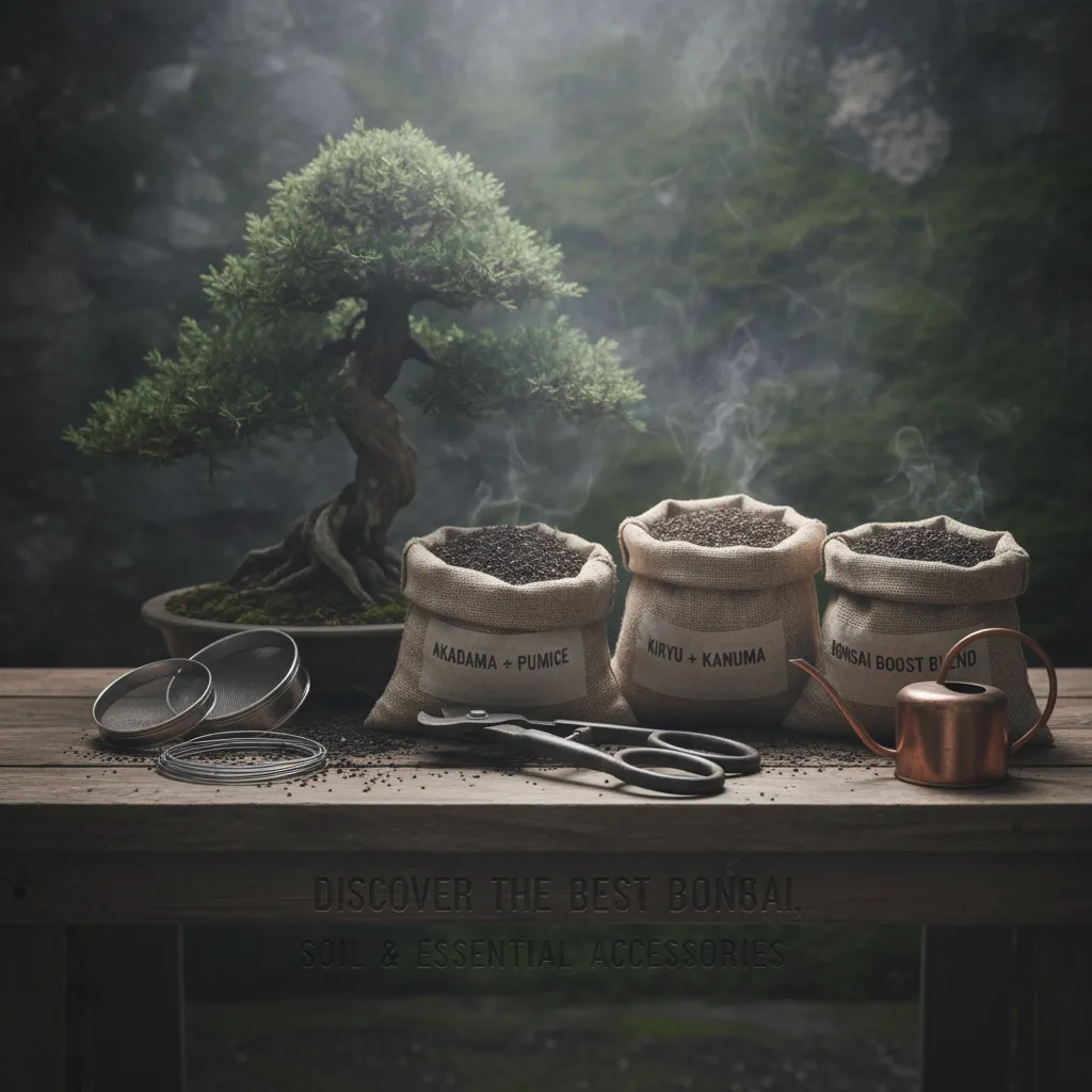 Bonsai Tools, Soil & Accessories - Moody atmospheric po