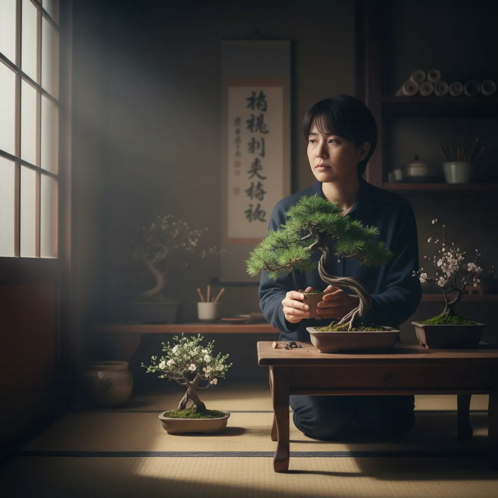 Choosing Your First Bonsai Tree - Moody atmospheric po