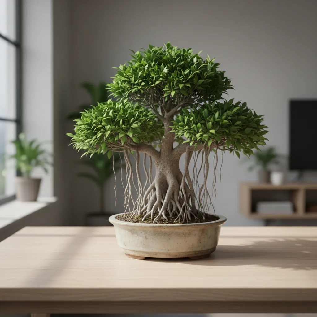 Choosing Your First Bonsai Tree - A healthy Ficus bons