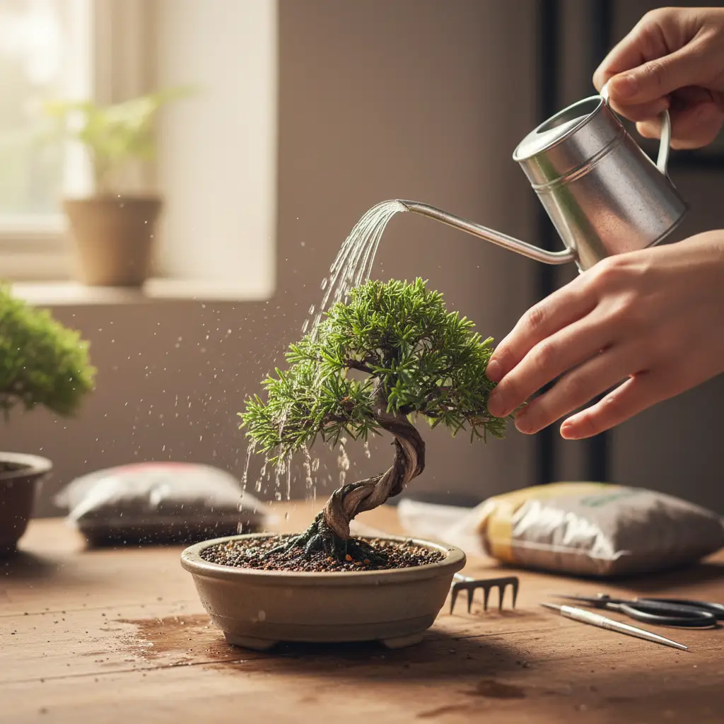 Choosing Your First Bonsai Tree - A beginner carefully