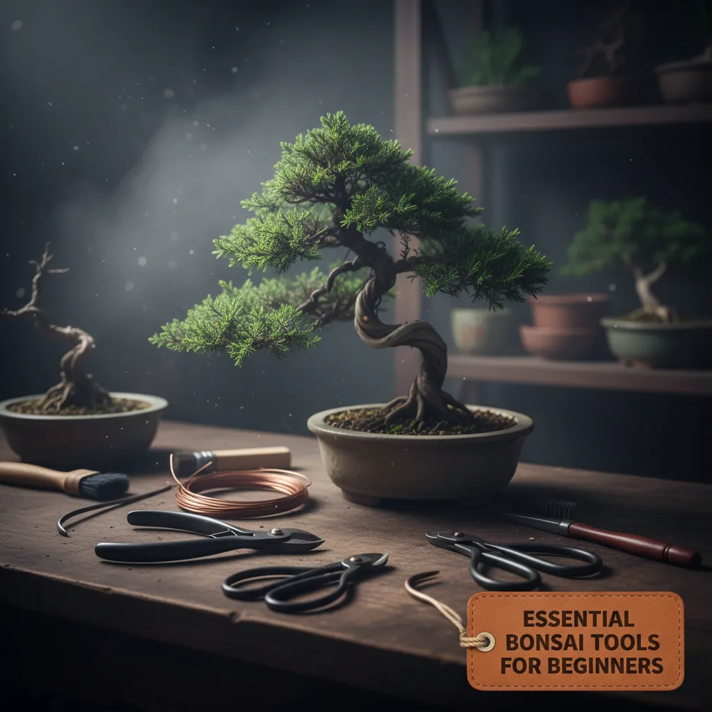 Essential Bonsai Tools for Beginners - Moody atmospheric po
