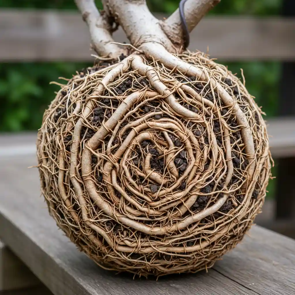 Repotting a New Bonsai for Beginners - Close up of a bonsai