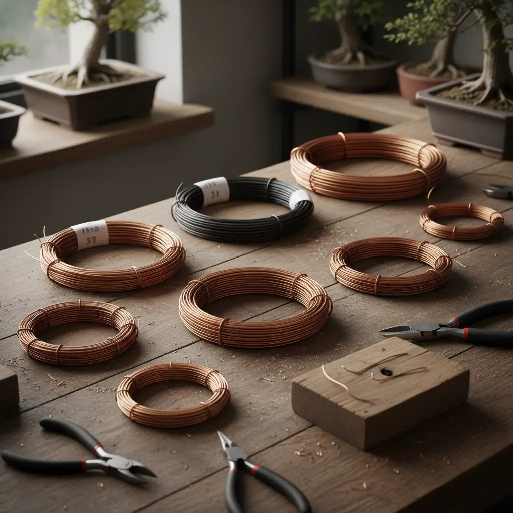 Wiring Techniques for Bonsai Branches - Variety of bonsai wi