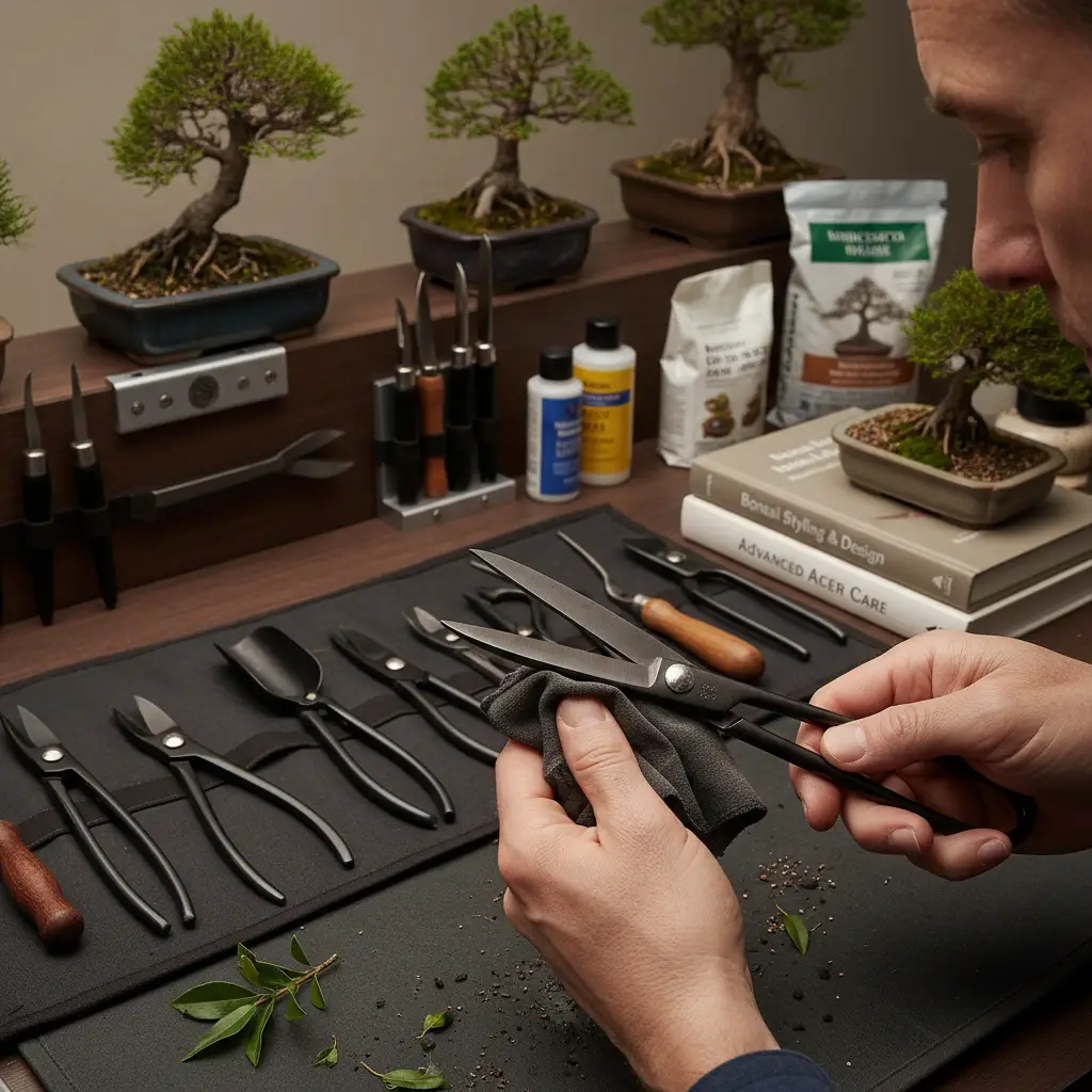 Choosing the Best Bonsai Tools for Styling - A bonsai artist care