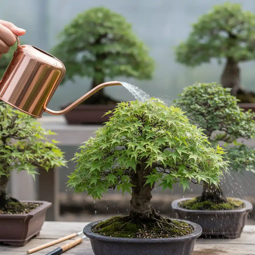 Bonsai Species Comparison for Different Climates - Bonsai watering can