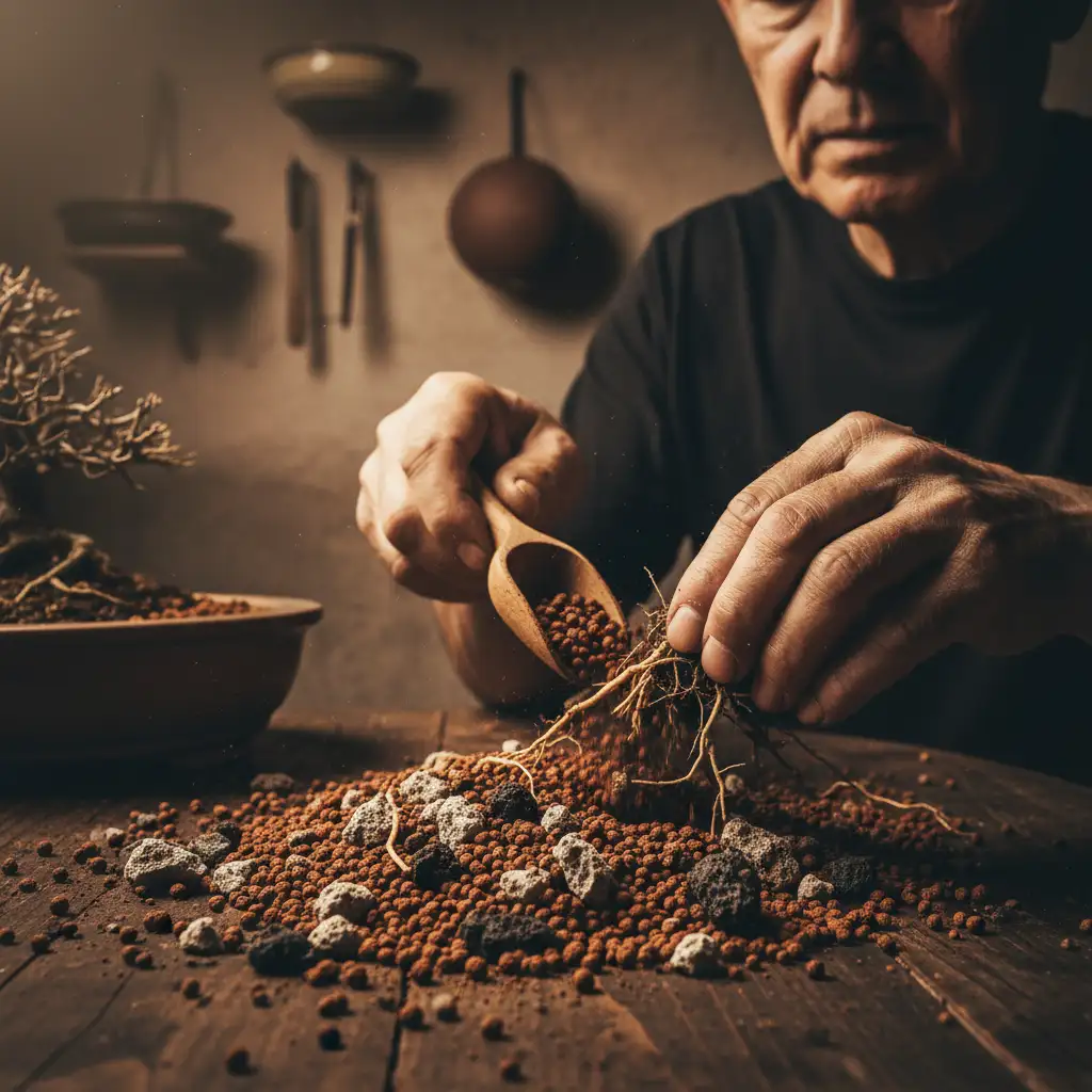 Crafting the Perfect Bonsai Soil Mixes - Moody atmospheric po