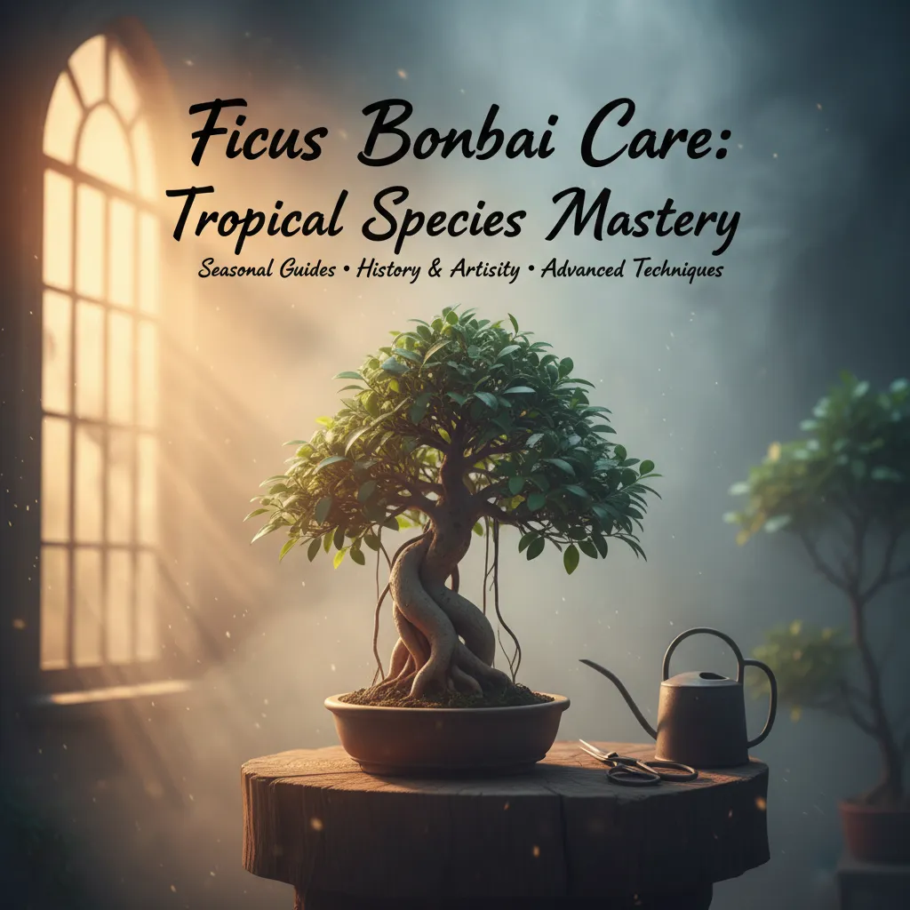 Ficus Bonsai Care: Tropical Species Mastery - Moody atmospheric po