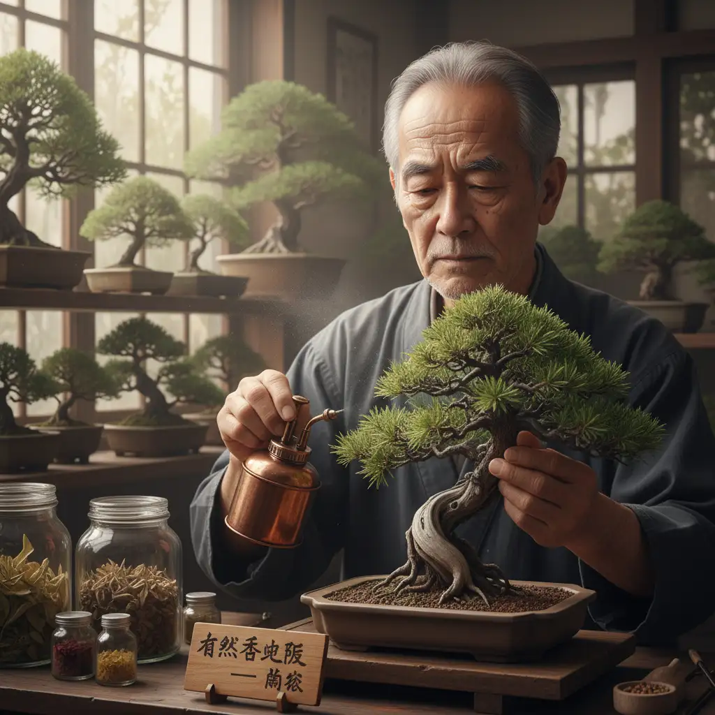 Natural Pest Control for Bonsai Trees - Moody atmospheric po