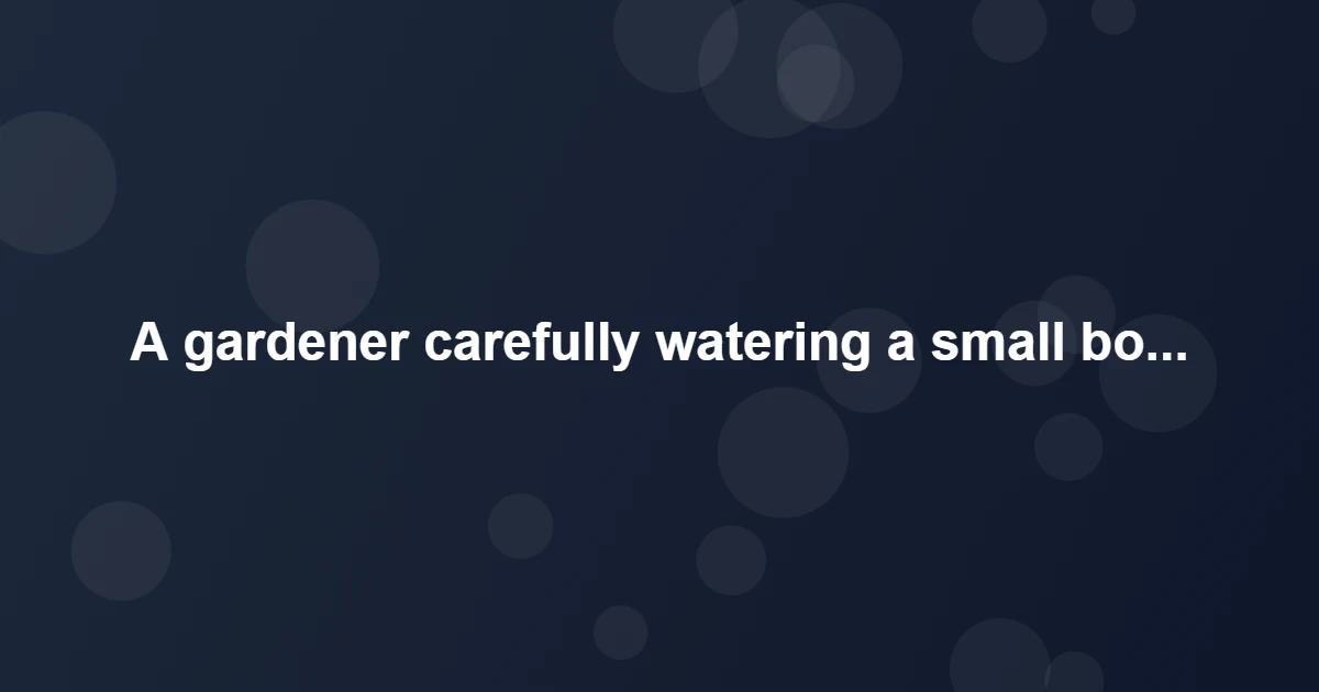 Bonsai for Beginners: Foundations & Growth - A gardener carefully