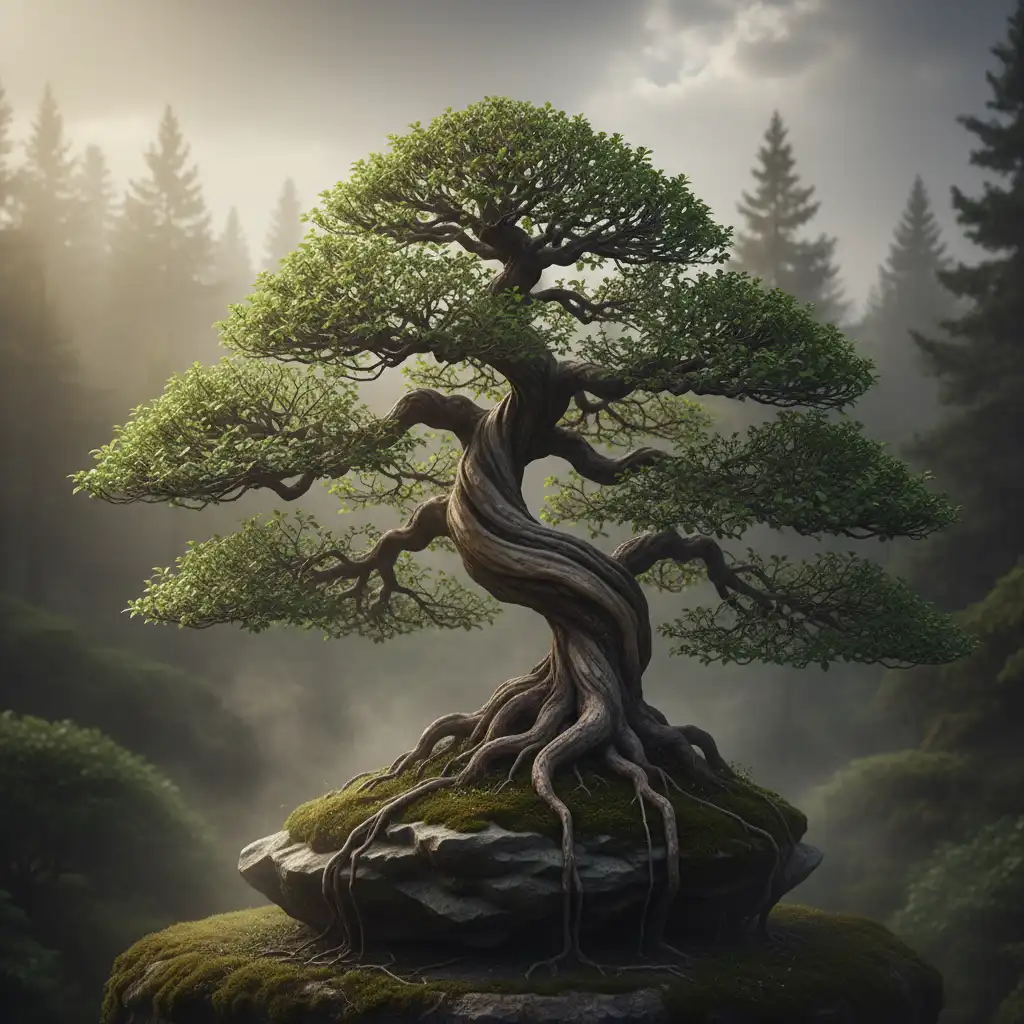 Advanced Species-Specific Bonsai Care - Moody atmospheric po