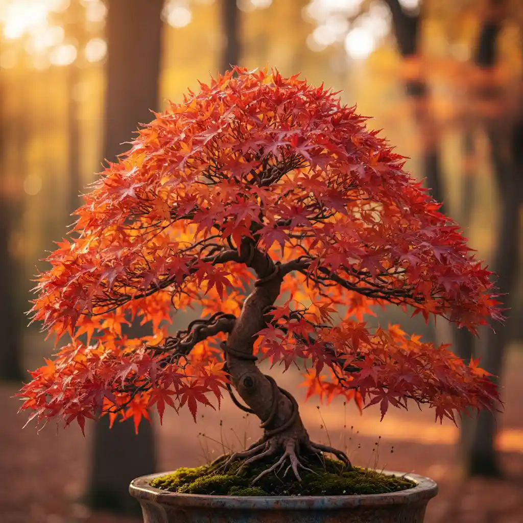 Advanced Species-Specific Bonsai Care - Close up of a health