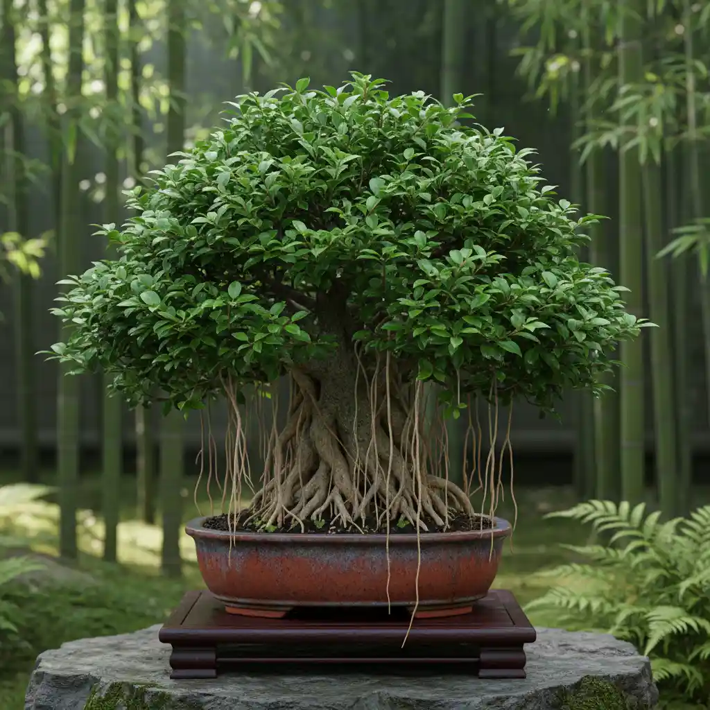 Advanced Species-Specific Bonsai Care - A lush Ficus bonsai