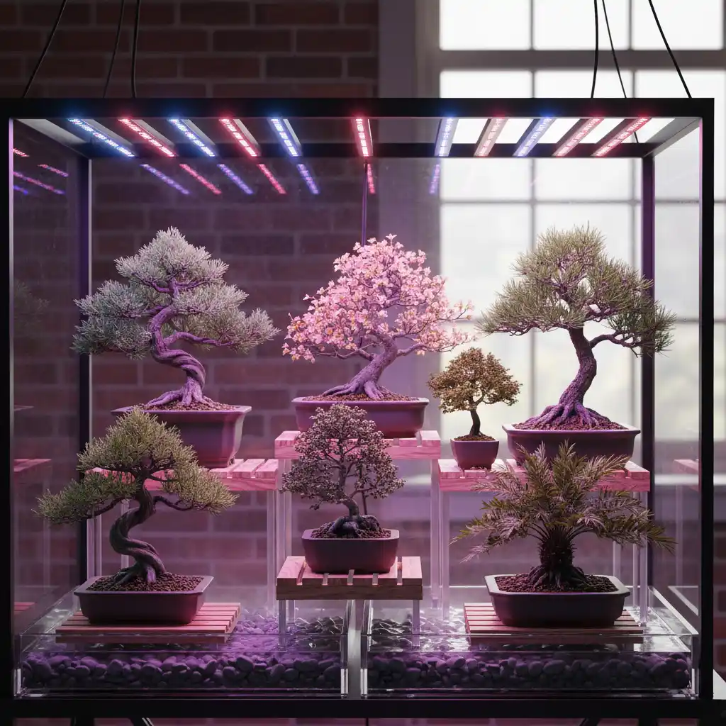 Advanced Species-Specific Bonsai Care - Bonsai trees under i