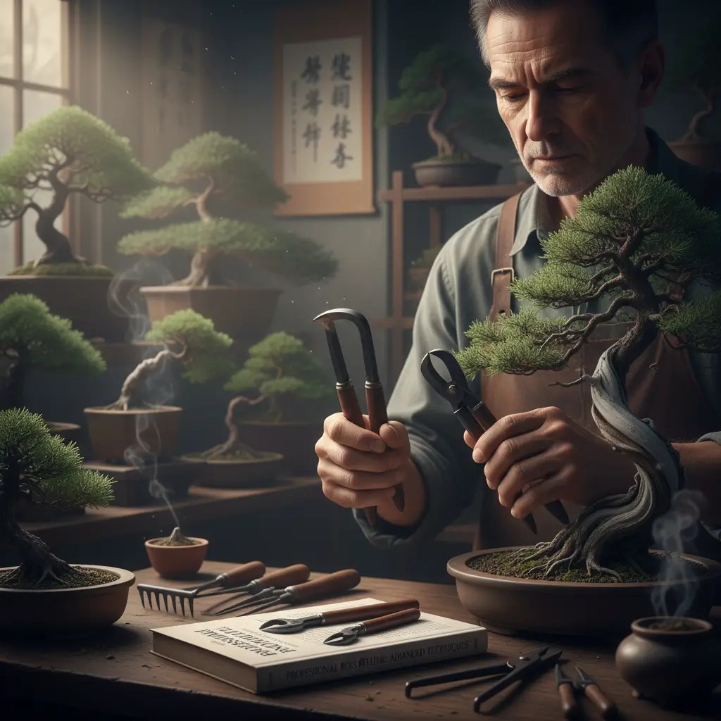 Professional Bonsai Styling Tools and Their Use - Moody atmospheric po