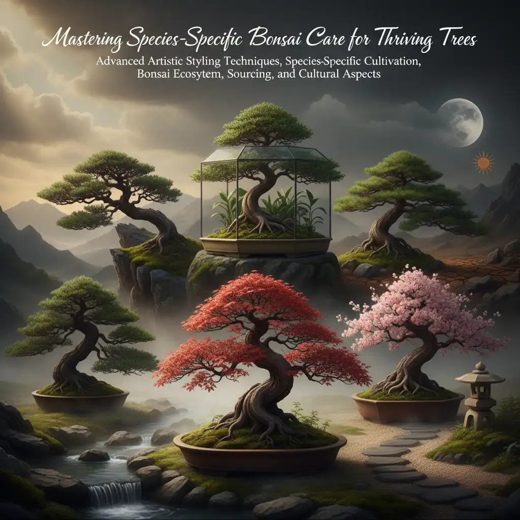 Species-Specific Bonsai Cultivation - Moody atmospheric po