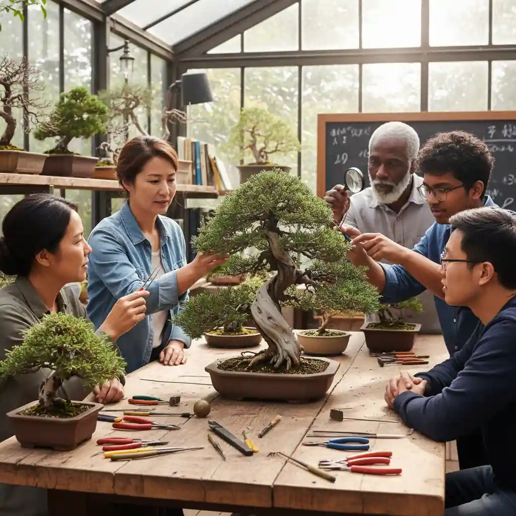 Starting Your Own Local Bonsai Study Group - A small group of div