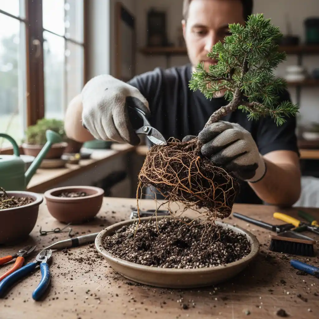 Bonsai Workshops for Beginners: Where to Learn - A person's hands car