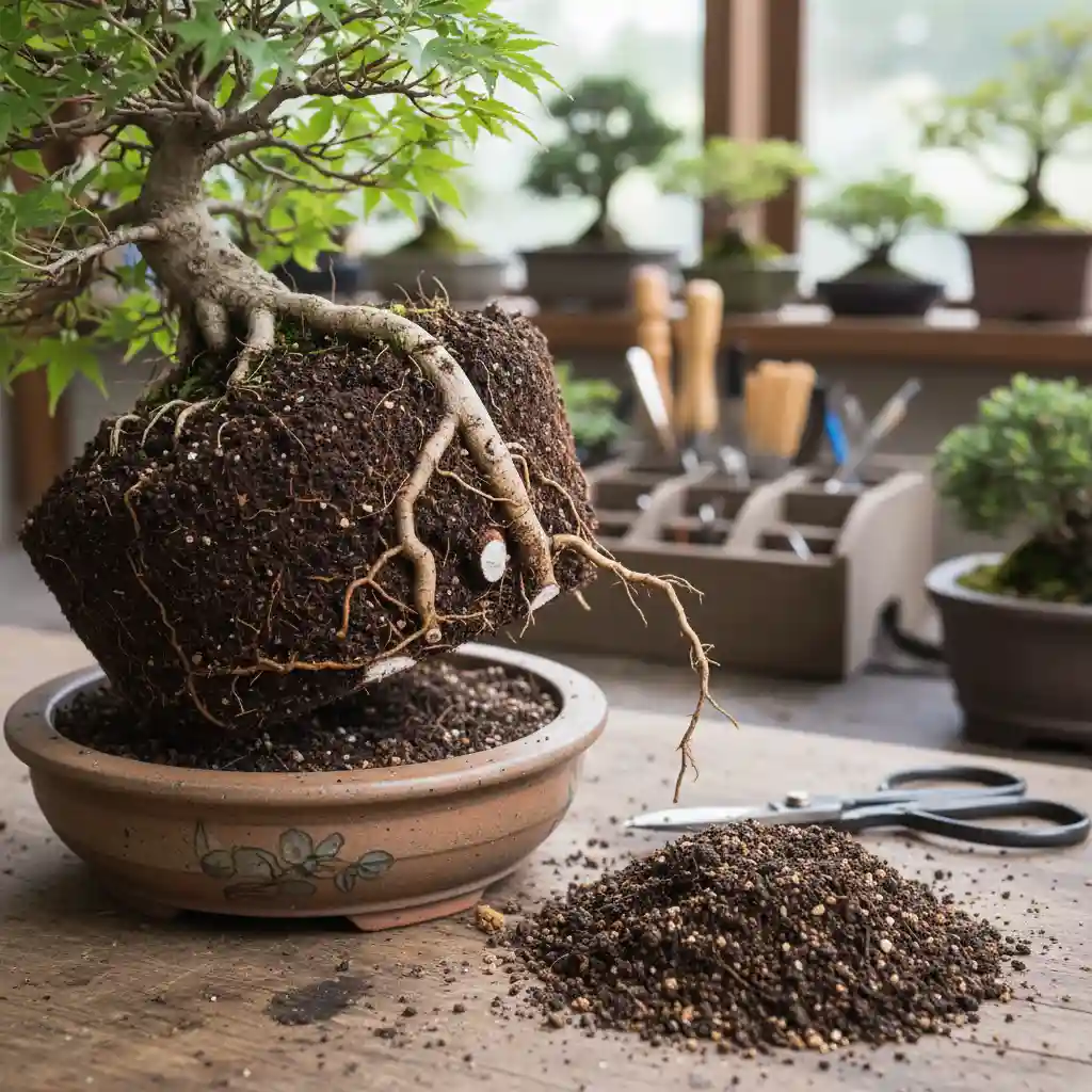 Maple Bonsai Care: Seasonal Needs & Pruning - A maple bonsai parti