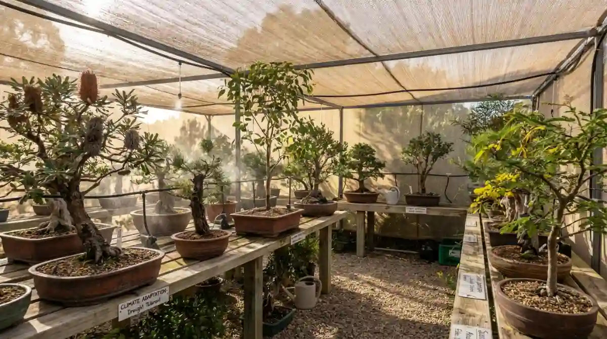 Climate adaptation strategies for Australian native bonsai in diverse environments