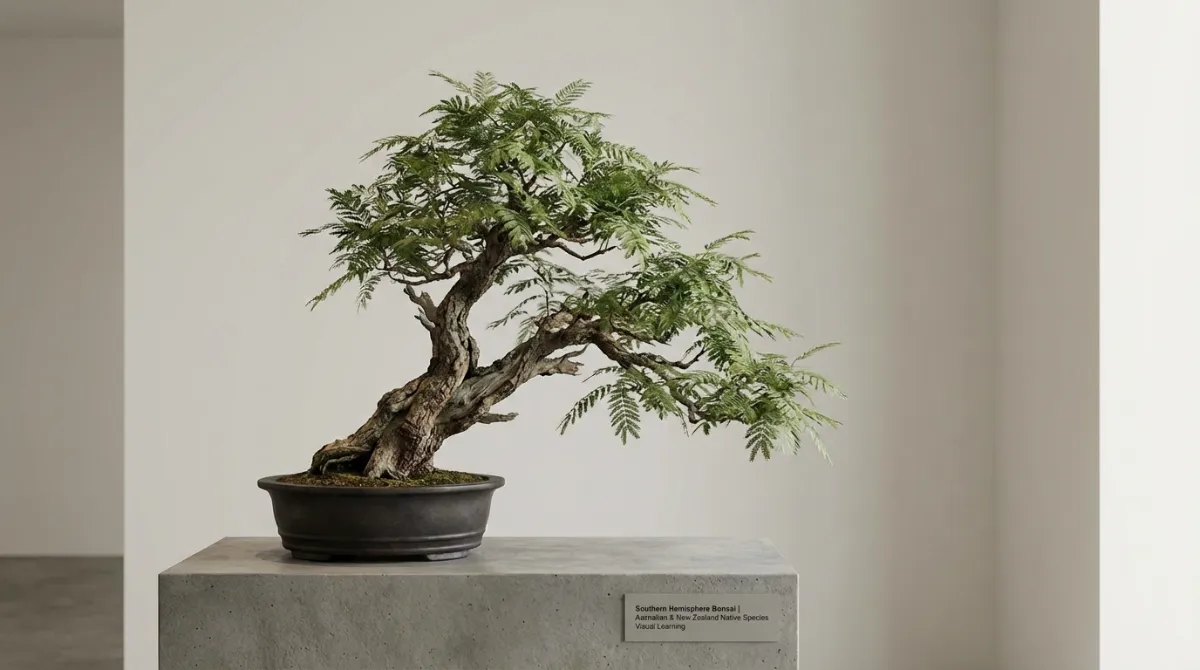 Acacia bonsai styling and aesthetics