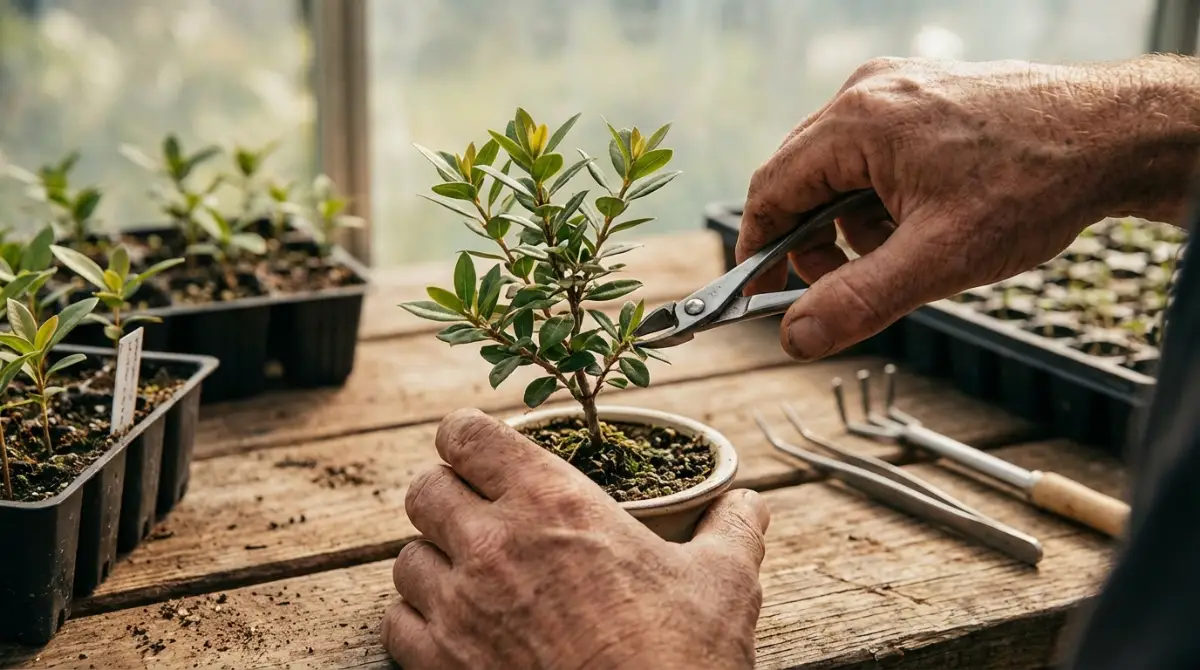 Propagating NZ native bonsai from cuttings