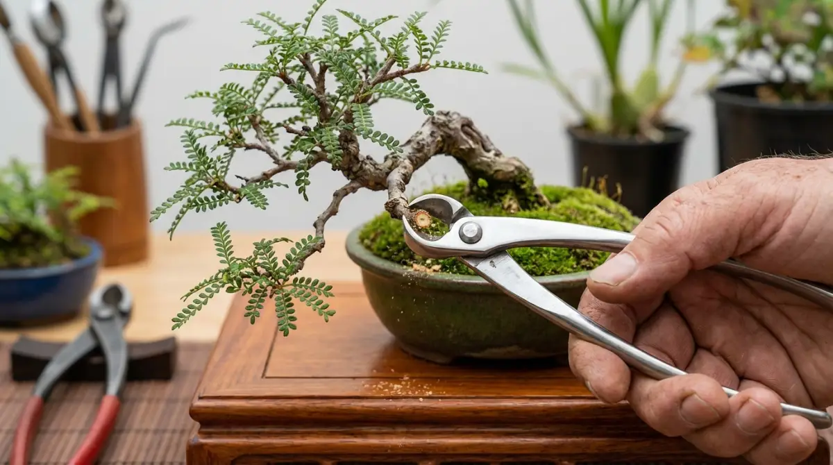 Bonsai pruning tools for native trees