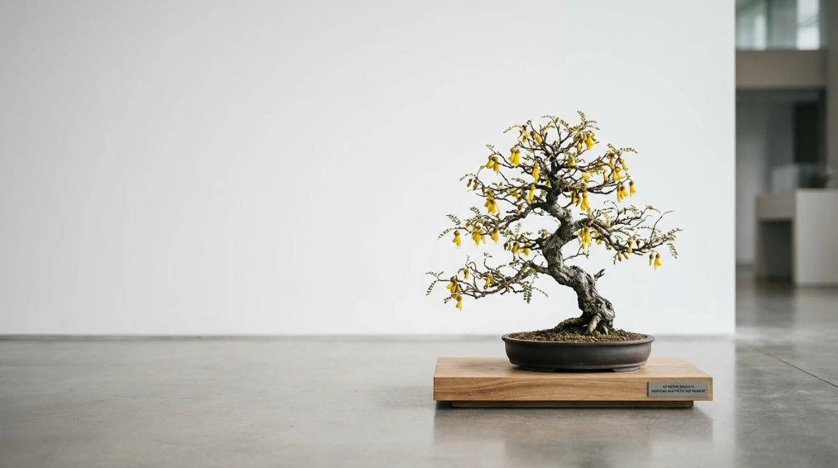 Mastering negative space in bonsai display