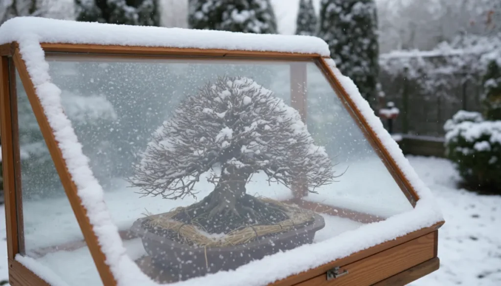 Winterizing Bonsai Trees: Protecting from Cold - An outdoor bonsai tr