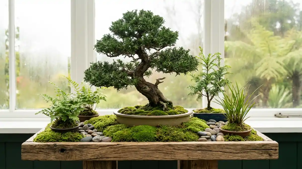 Companion Plants & Display Elements for a True NZ Bonsai Scene