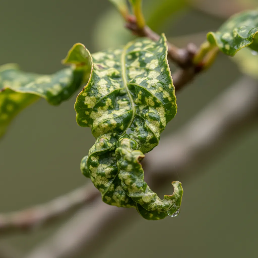 Identifying viral bonsai disease symptoms