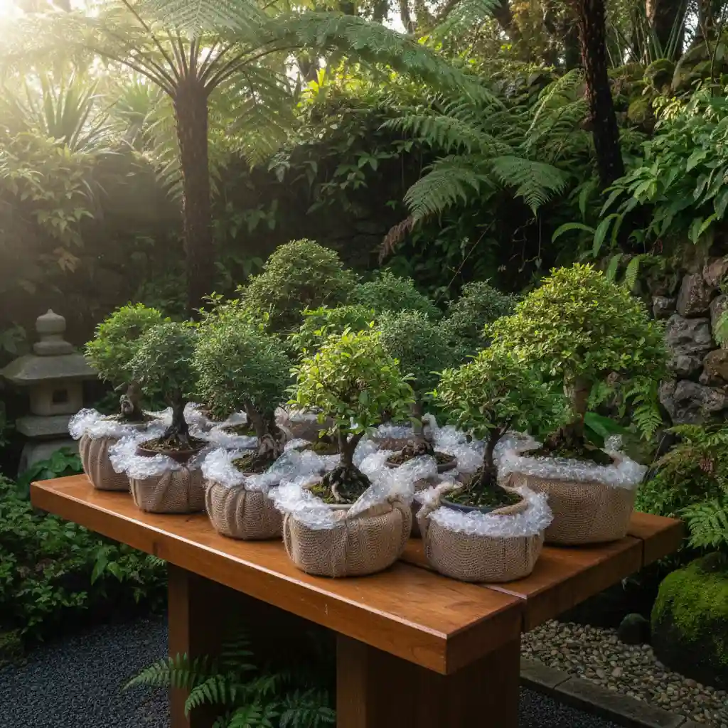 Insulating pots for NZ bonsai winter protection