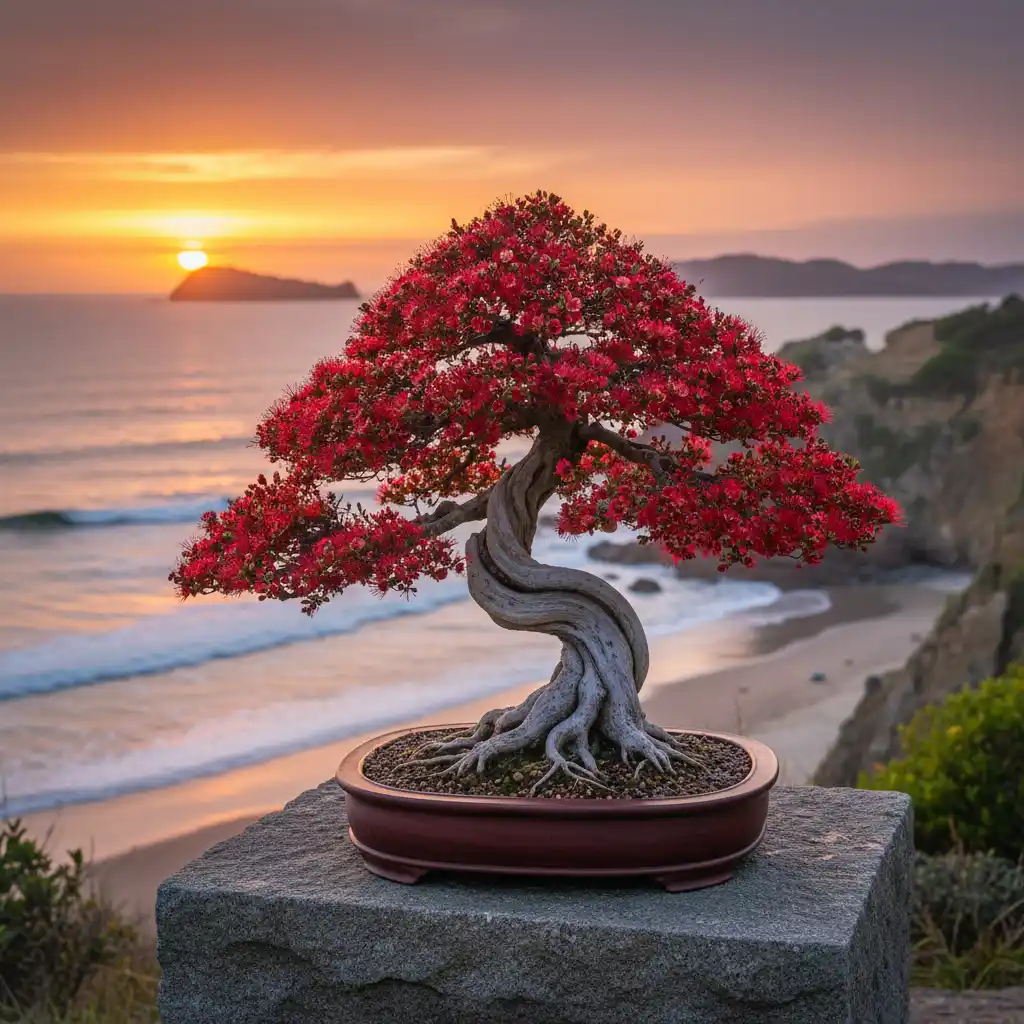 Native Pohutukawa bonsai