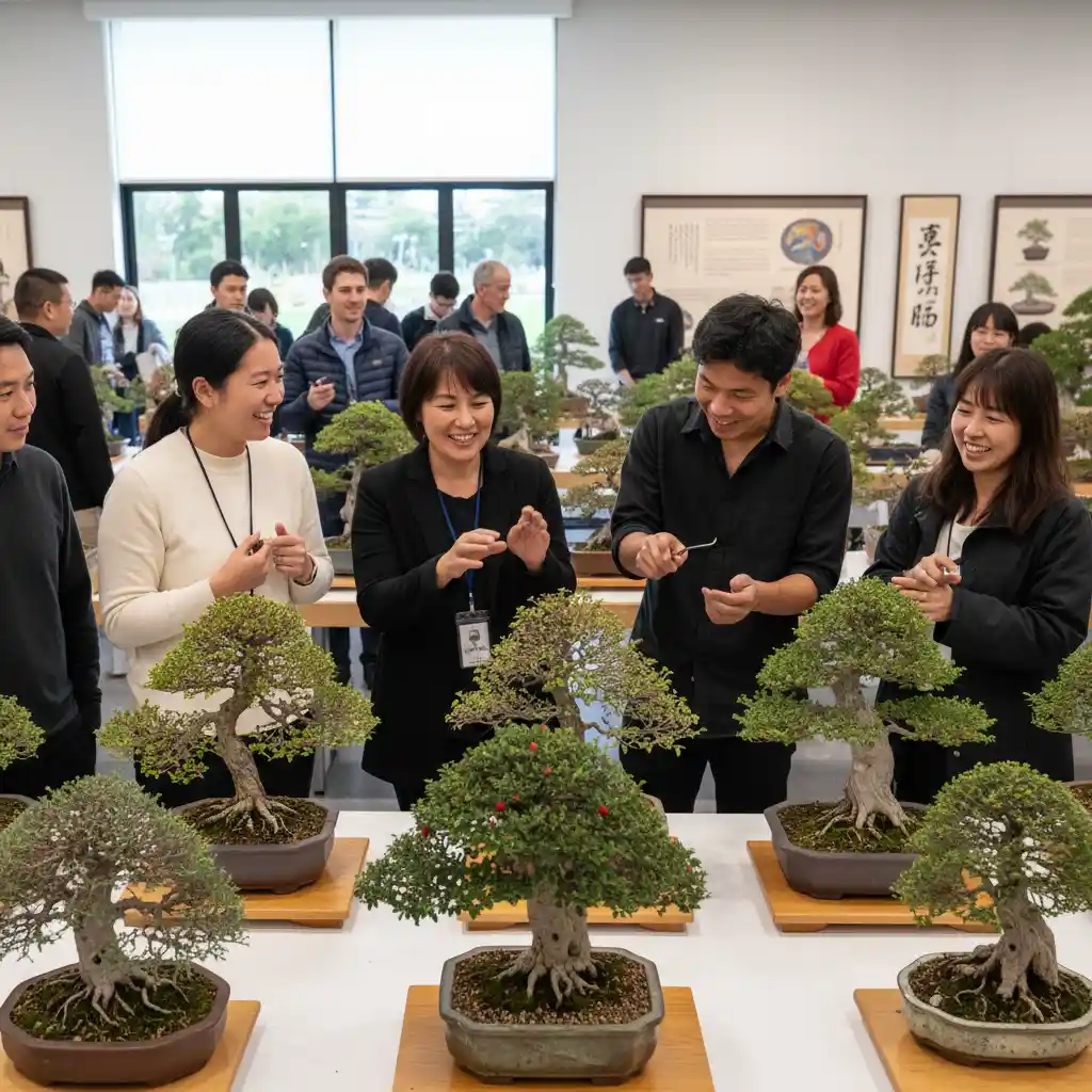 NZ bonsai community workshop or exhibition