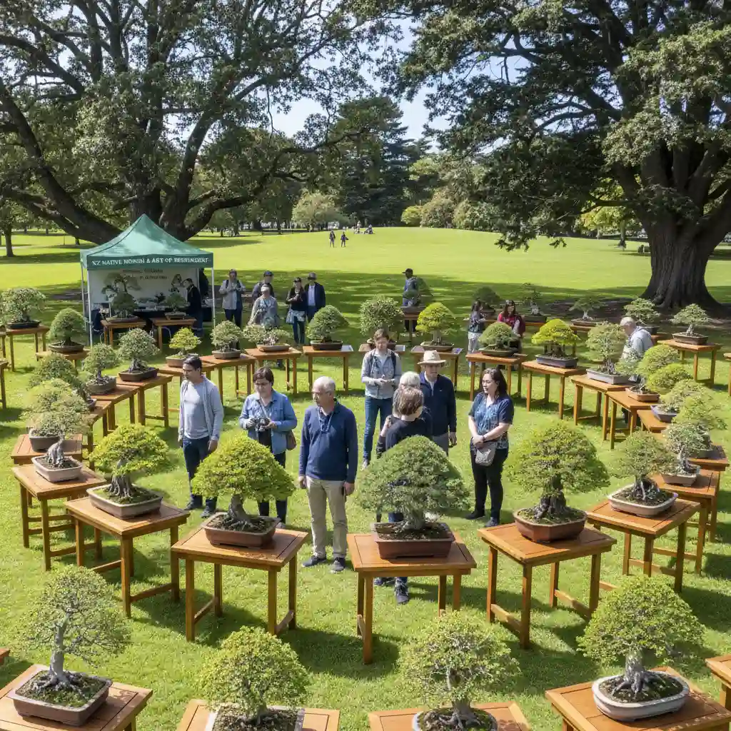Bonsai exhibition New Zealand