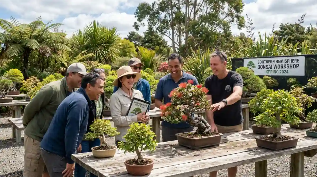 Southern Hemisphere bonsai community workshop