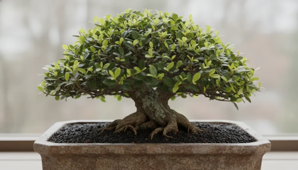 Advanced Bonsai Watering Systems & Tips - Close-up of a health