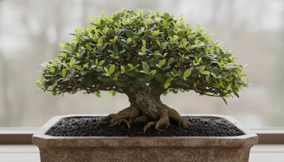 Advanced Bonsai Watering Systems & Tips - Close-up of a health
