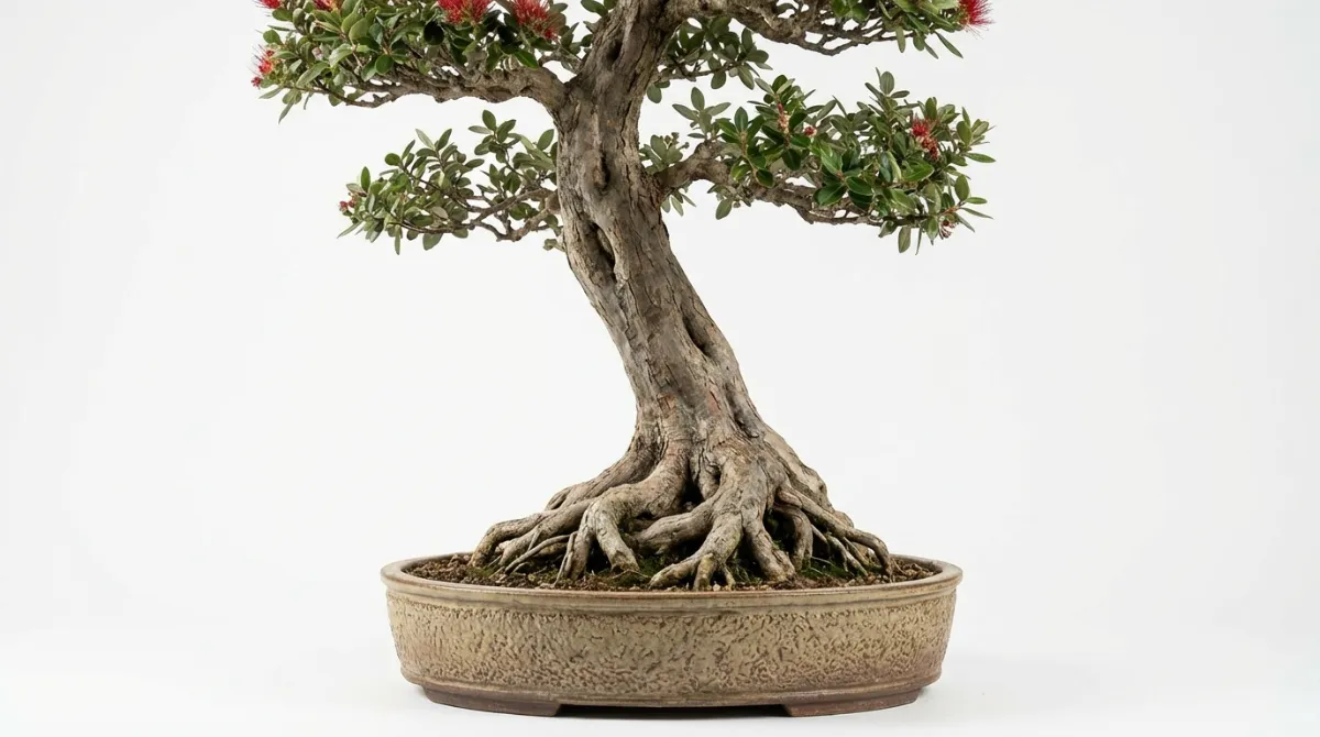 Pohutukawa bonsai trunk and nebari