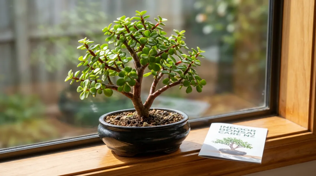 Dwarf Jade bonsai, ideal for sunny spots and easy care