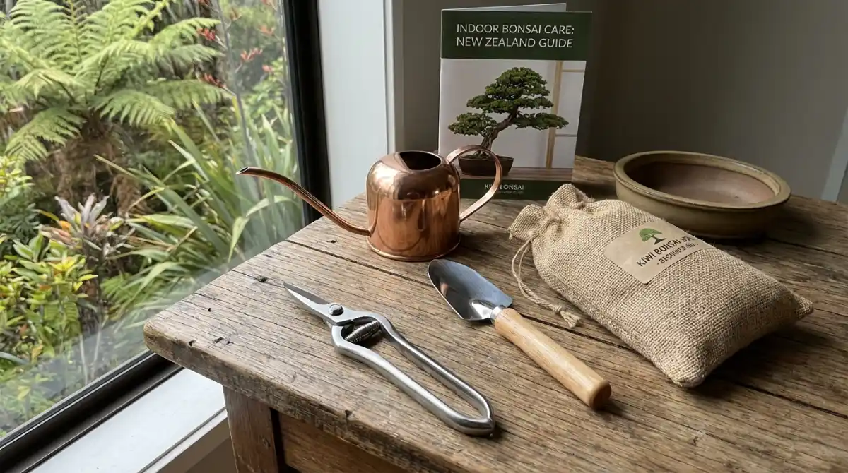 Essential tools for easy indoor bonsai NZ beginners