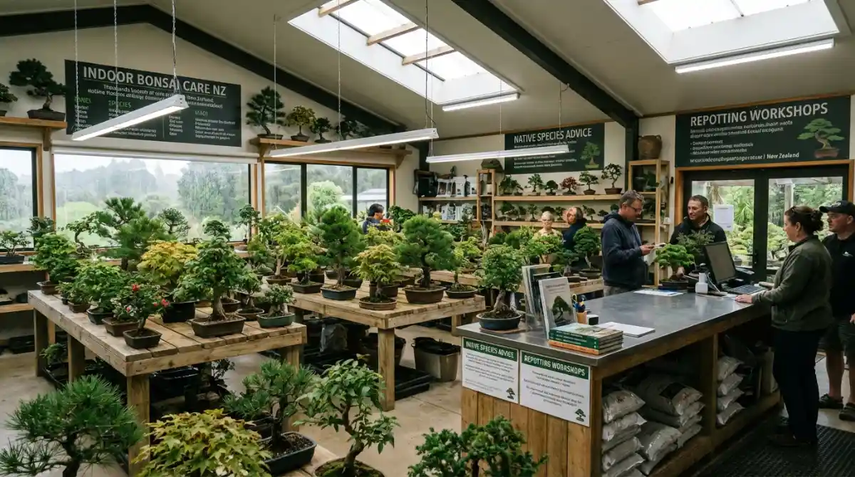 Bonsai nursery in New Zealand