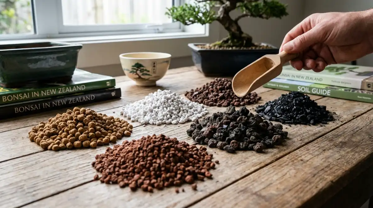 Specialized bonsai soil components available in New Zealand