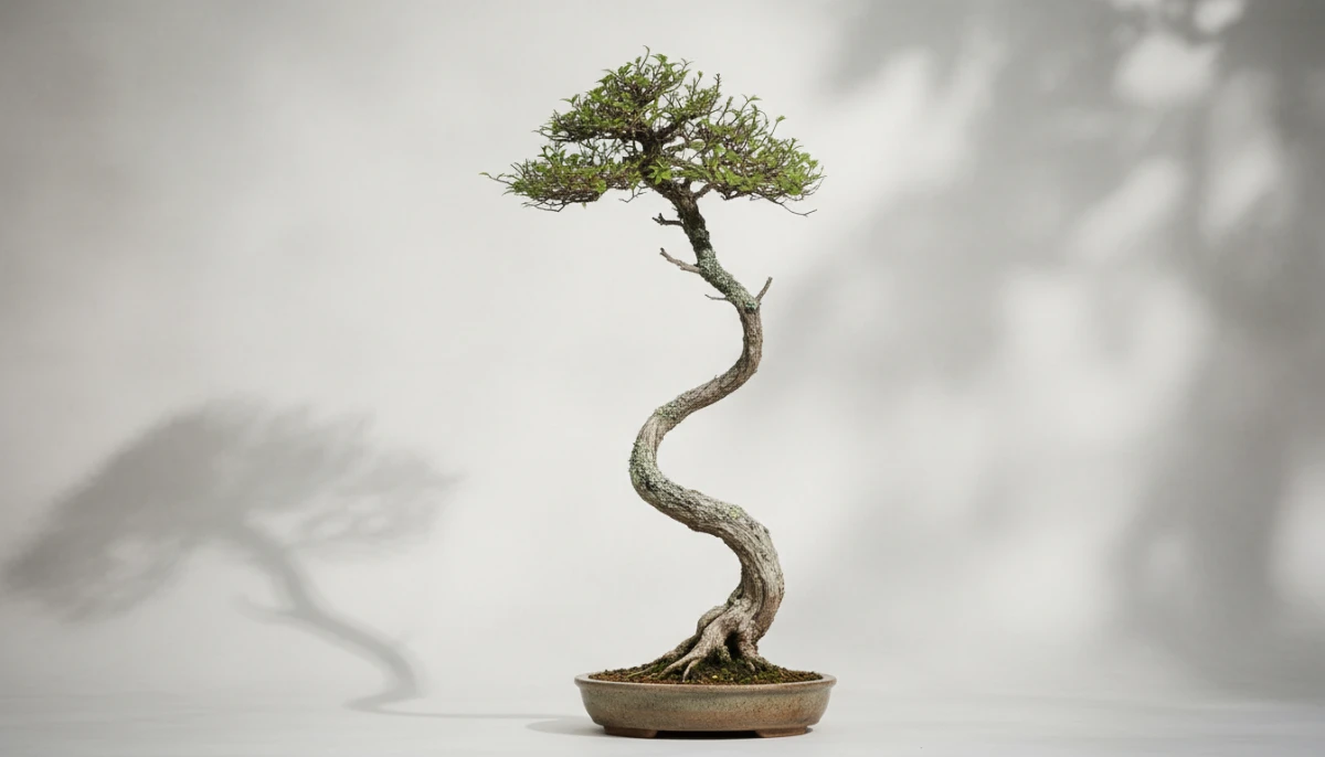 Bonsai Styles Explained: Upright, Slanting, Cascade - A tall, slender lite