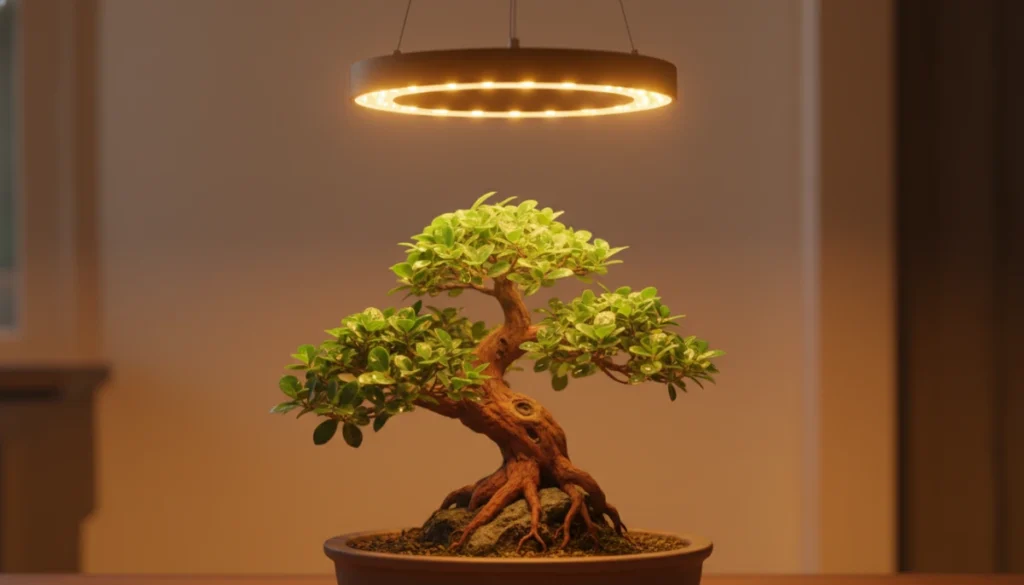 Bonsai Grow Lights: Choosing the Right Spectrum - Close-up of a perfec