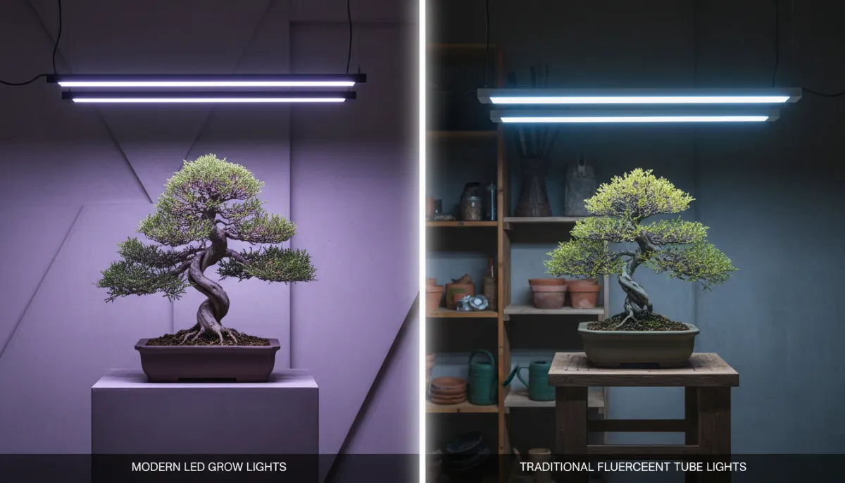 Bonsai Grow Lights: Choosing the Right Spectrum - Side-by-side compari