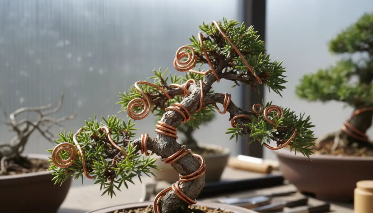 Juniper Bonsai Care: Styling & Maintenance: Close-up of a junipe