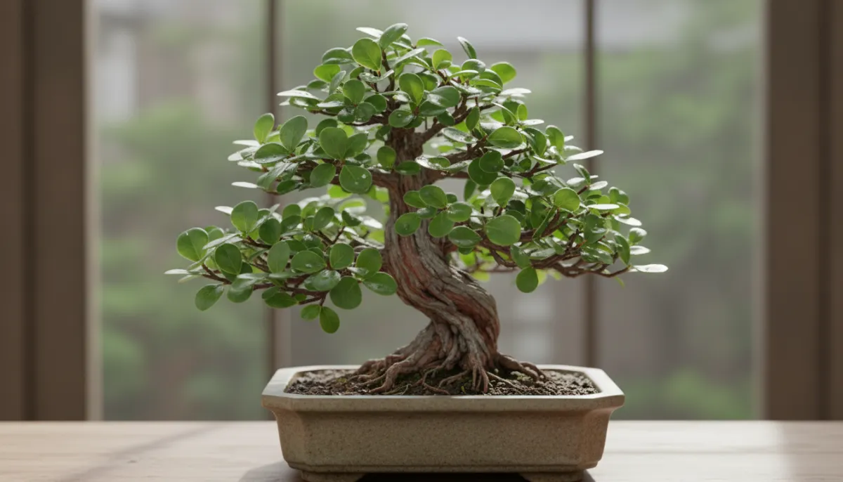 Beginner-Friendly Bonsai Tree Species - A close-up, healthy