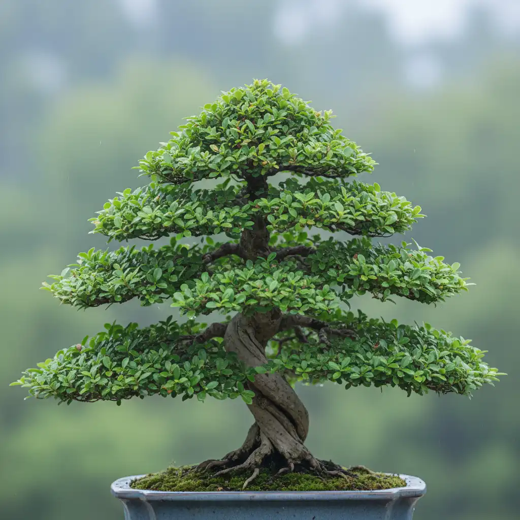 Overwatering Bonsai Symptoms - A healthy, vibrant g